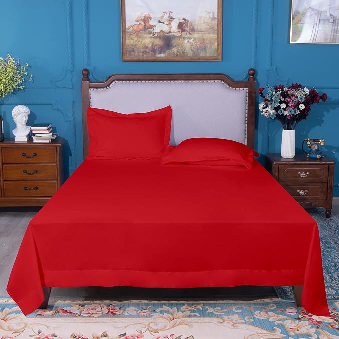 NTBAY Twin Extra-Long Flat Sheet Only - Image 4
