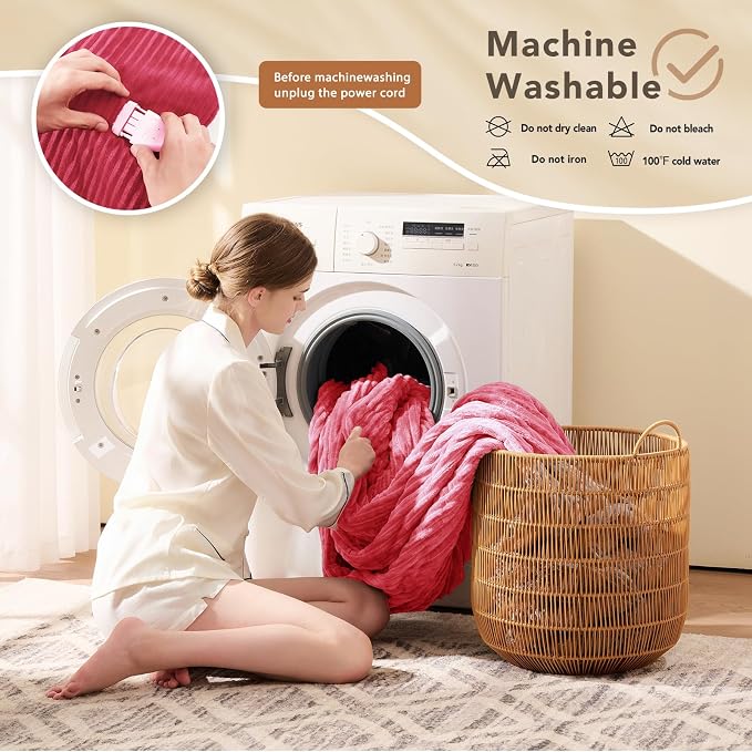 Homemate Heated Blanket Electric Throw - Image 7