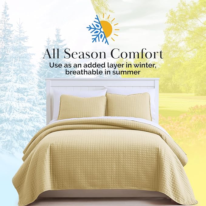 Southshore Fine Living, Inc. Twin Quilt Bedding Set, Soft Brushed Microfiber - Image 9