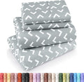 Utopia Bedding Queen Sheet Set, Soft Microfiber 4 Piece Bed Sheets by UTOPIABEDDING