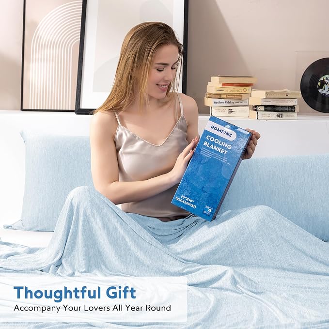 HOMFINE Cooling Blankets for Hot Sleepers - Image 7