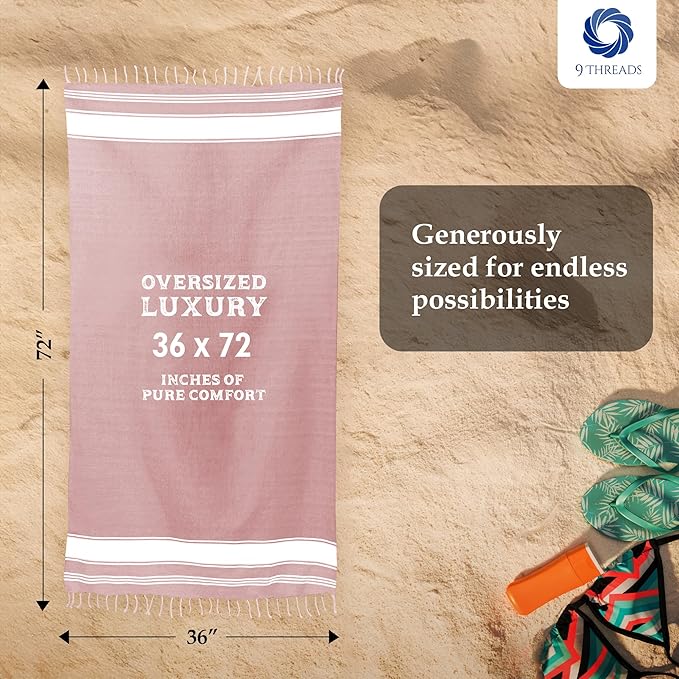 Cotton Turkish Beach Towel - Image 9