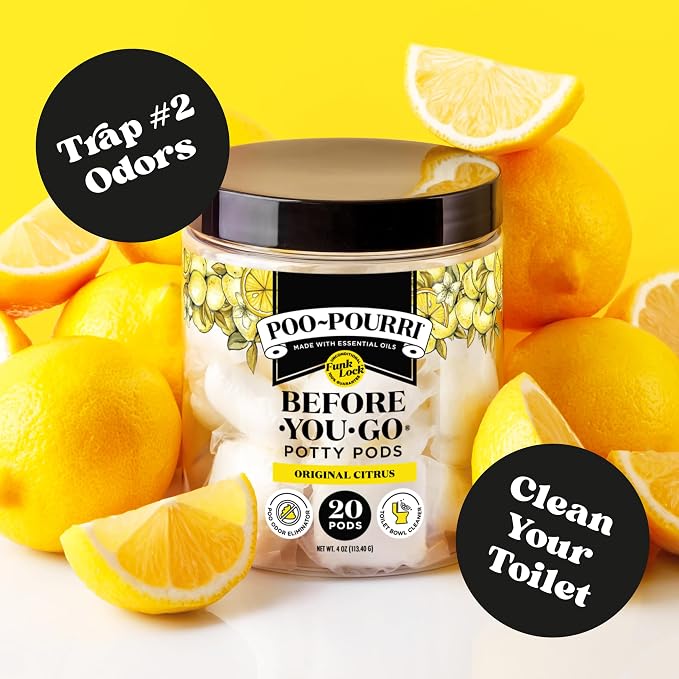 Poo-Pourri Before-You-Go 2-in-1 Toilet Potty Pods, Original Citrus, Bathroom - Image 2