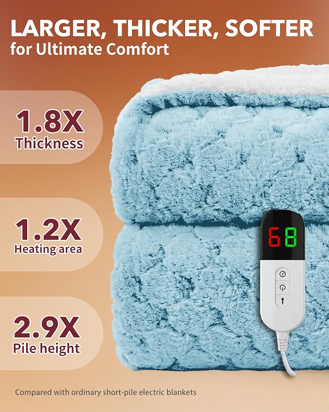 Homemate Heated Blanket Electric Throw - Image 3