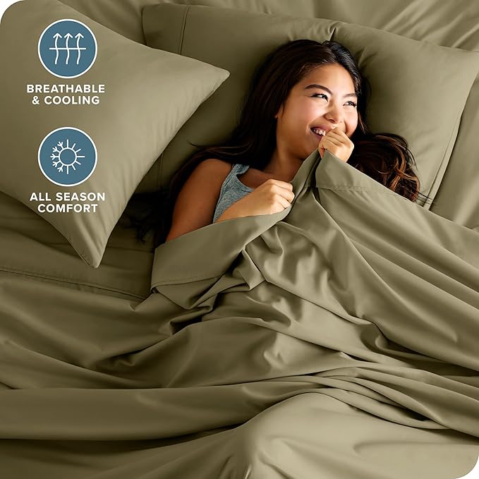 Bare Home Split California King Sheet Set - Image 4