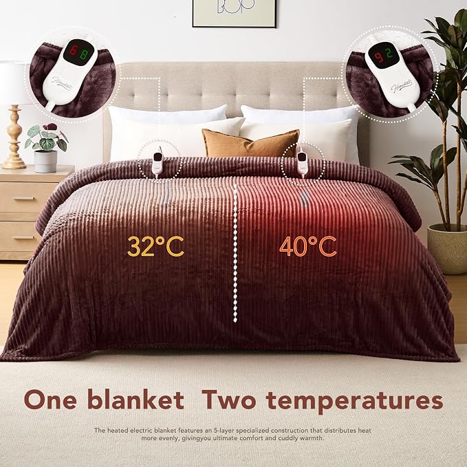 Homemate Electric Heated Blanket King Size - Image 8