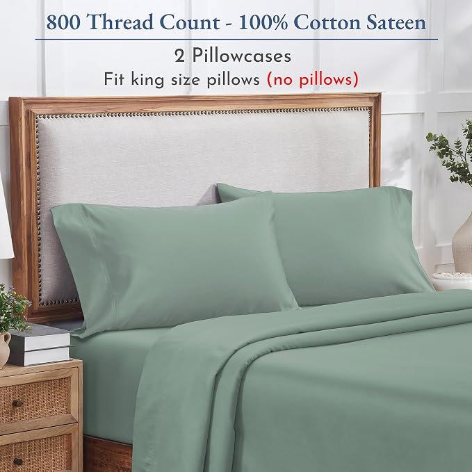 California Design Den King Size Pillow Cases Set of 2 - Image 4