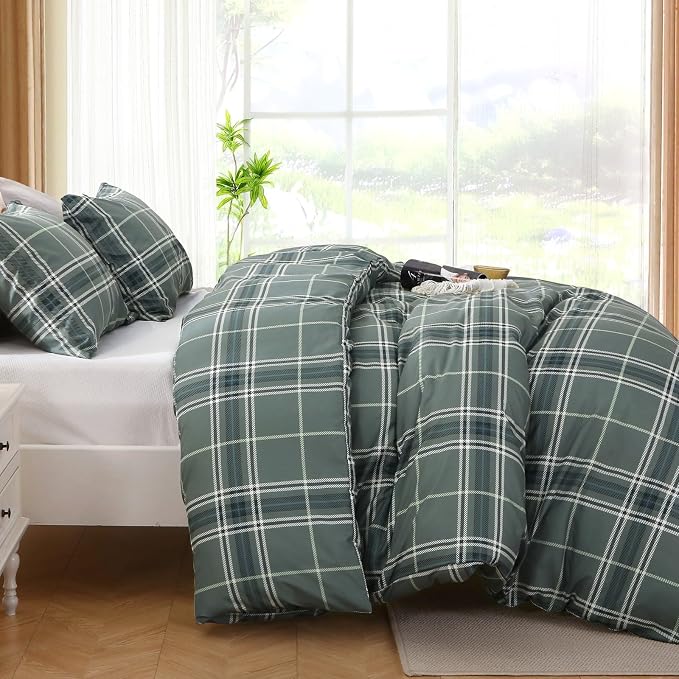 MUXHOMO Duvet Cover King Size Floral Duvet Cover Set - Image 4