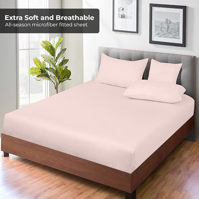Royale Linens Fitted Sheet King - Image 4