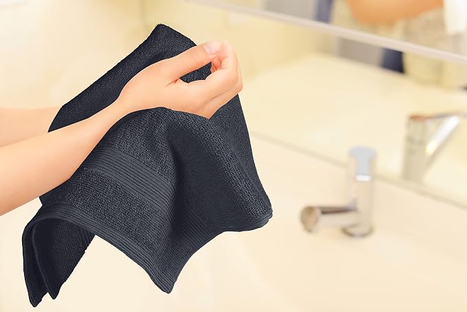 Belizzi Home Ultra Soft 6-Piece Hand Towel Set 16x28-100% Ringspun Cotton - Image 4