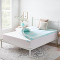 Linenspa 3 Inch Swirl Gel Memory Foam Mattress Topper, King Size – Cooling Gel by Linenspa