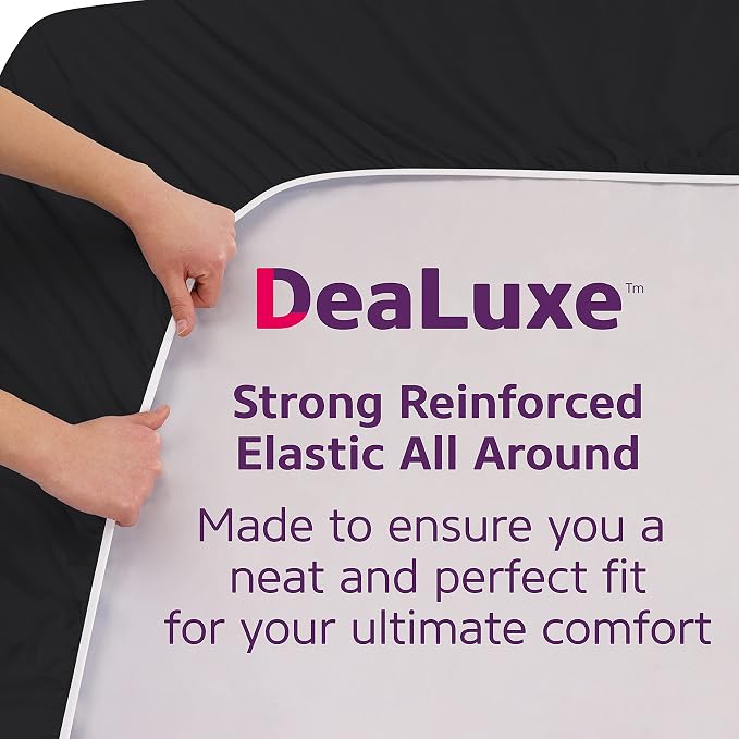 Full Fitted Sheet – Deep Pocket Full Size Fitted Sheets Only Real 16” Fitted - Image 4