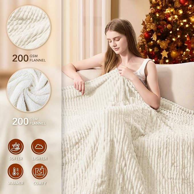 Homemate Heated Blanket Electric Throw - Image 2