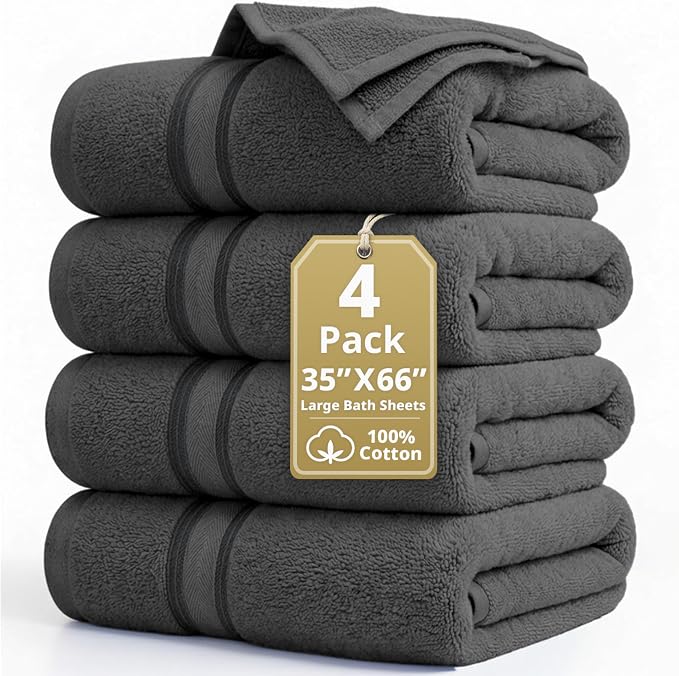 LANE LINEN Large Bath Towels by LaneLinen