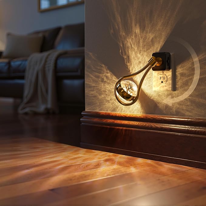 Briignite LED Night Lights Plug into Wall, 330° Rotating Night Light - Image 5