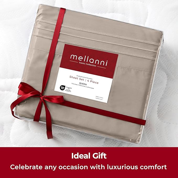 Mellanni Extra Deep Split King Sheets - Image 9