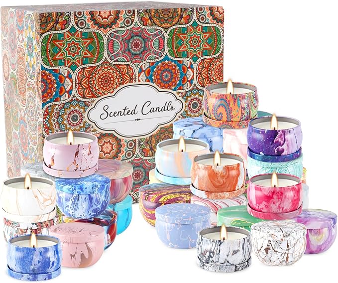 WPONSZU 36 Pack Scented Candles Gift Set - Image 3