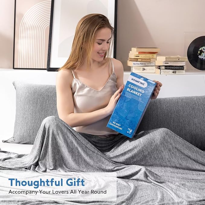HOMFINE Cooling Blankets for Hot Sleepers - Image 6