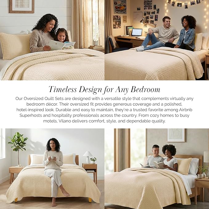 Southshore Fine Living, Inc. Twin XL Comforter Quilt Bedding Set, Dorm Room - Image 6
