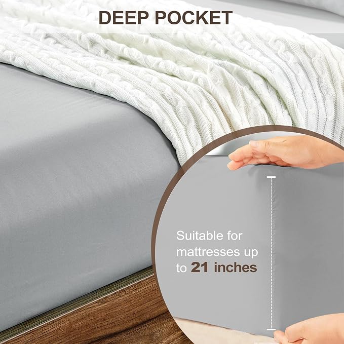 FreshCulture Twin XL Fitted Sheet Only - Image 4