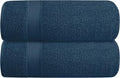 Belizzi Home Cotton 2 Pack Oversized Bath Towel Set 28x55 inches, Large Bath by Unknown