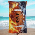 Personalized Beach Towel With Name, Custom Beach Towel with Text, Customized by JML