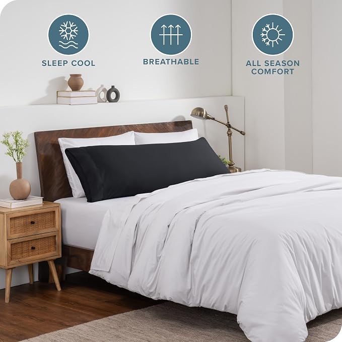 Bare Home Microfiber Body Pillow Cover - Image 2