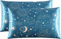 EXQ Home Satin Pillowcase for Hair and Skin, Soft Cooling Printed Pillow Cases by EXQHomeTexitleCoLtd