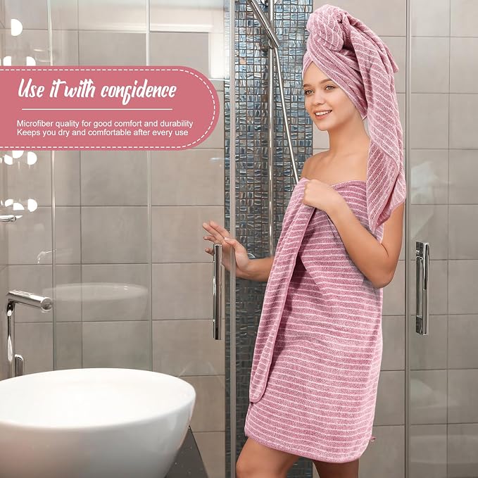 SmoothNovelty 16 Pack Microfiber Bath Towels Bulk 27'' x 60'' Oversized Size - Image 6