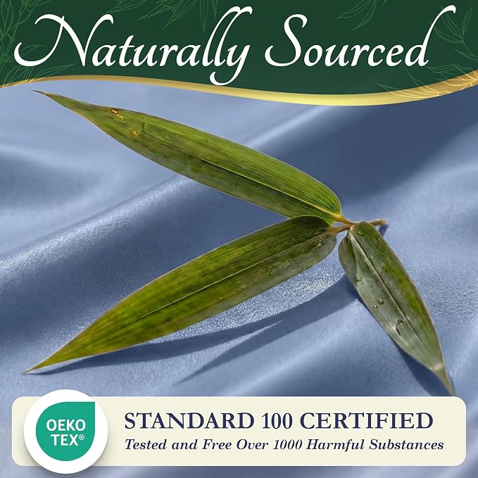 DECOLURE 100% Viscose Derived from Bamboo Sheets Twin Size - Image 7