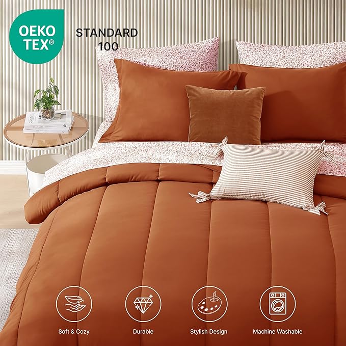 Monbix Queen Comforter Set - Image 4