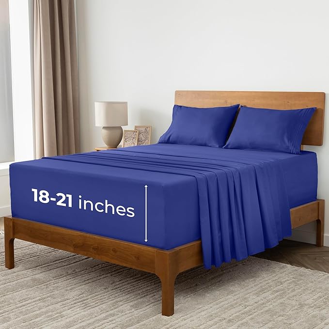 Mellanni Extra Deep Split King Sheets by Mellanni