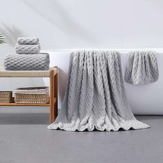 Extra Large Bath Towel Sheet-40x80 Inches Oversized, Super Soft, Quick Dry - Image 2