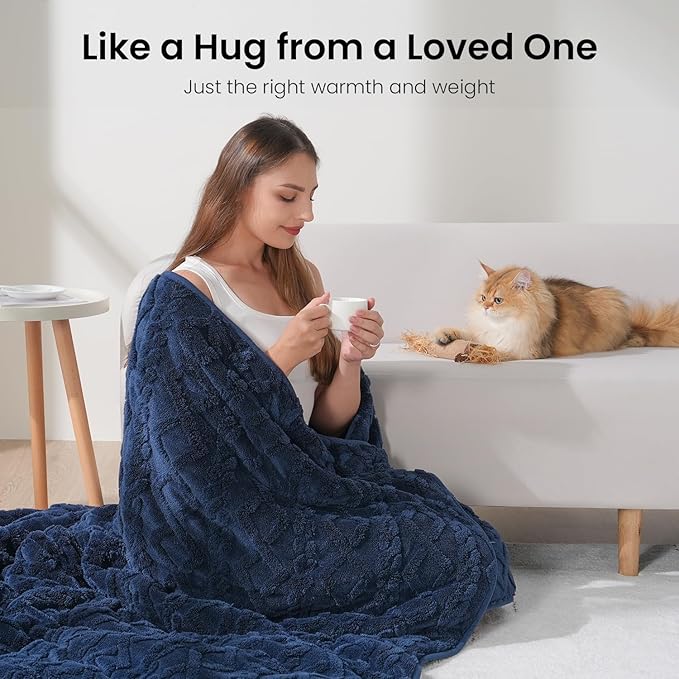 Weighted Blanket 15lbs Sherpa Weighted Blanket - Image 4