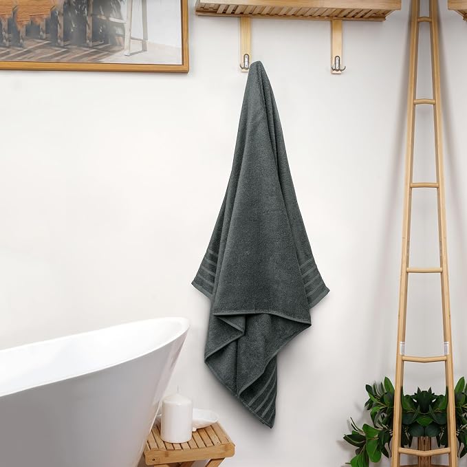 Avalon Towels Bath Towels Set of 4, Size 30 x 60 Inches, Highly Soft and - Image 5