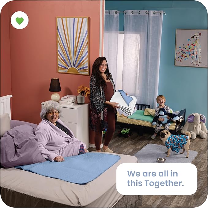IMPROVIA® Washable Underpads, Heavy Absorbency Reusable Incontinence Pads - Image 7