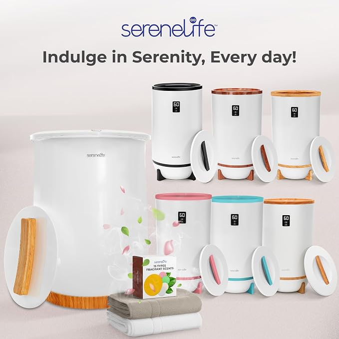 SereneLife Bucket Towel Warmers, Luxury Towel Heater Gifts - Image 10