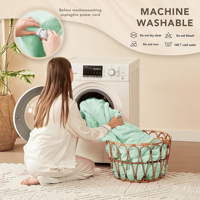 Homemate Electric Heated Blanket Twin Size - Image 7