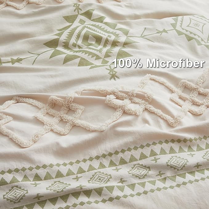 Oli Anderson Boho Duvet Cover Set King Size, Durable and Super Soft Duvet Covers - Image 3