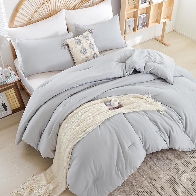 weigelia Light Grey Comforter Set King Size - Image 2