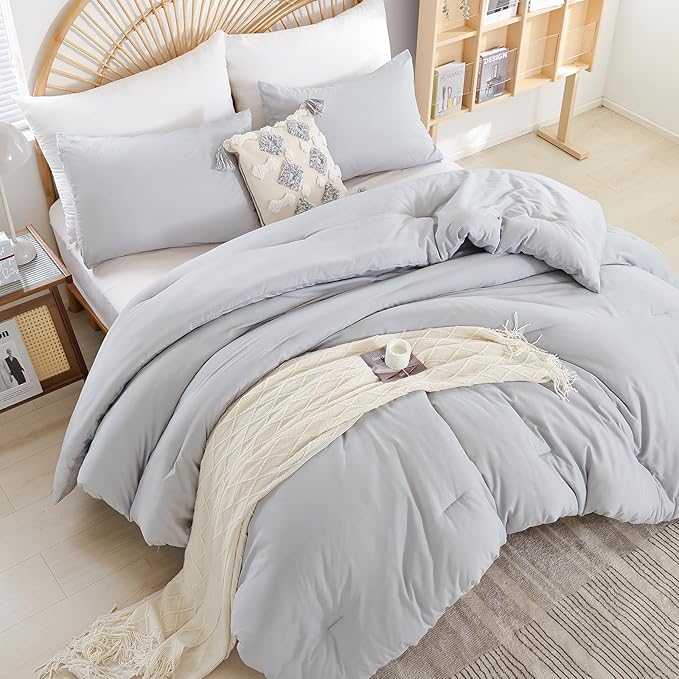 weigelia Grey Queen Comforter Sets - Image 2