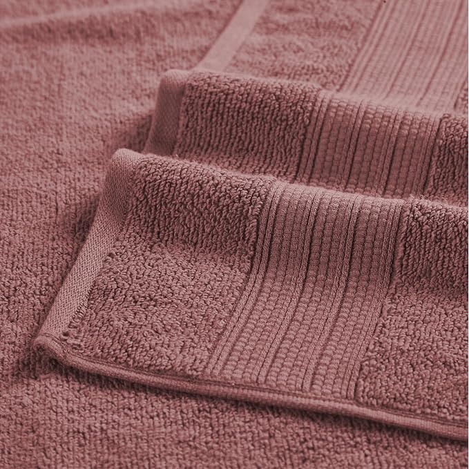 Modern Threads 6-Piece Towel Set – 100% Cotton, Quick Dry, Ultra Absorbent – - Image 2