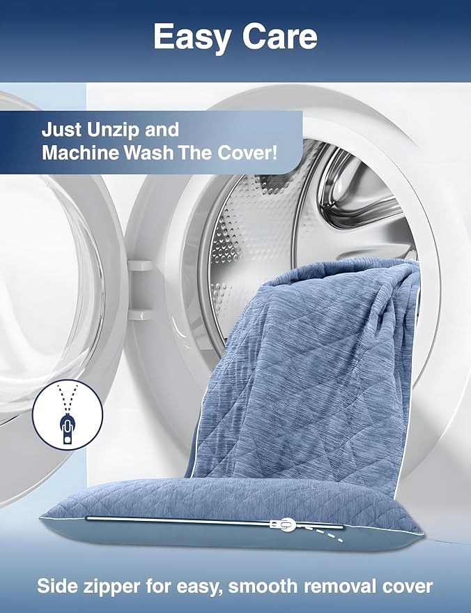 ZonLi Cooling Body Pillow for Adults Side Sleeper & Pregnancy - Image 9