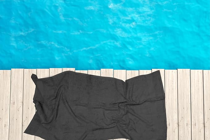 Large Bath Towels Bulk Set of 12 – 100% Cotton Terry – 24" x 50" – Quick Dry - Image 7