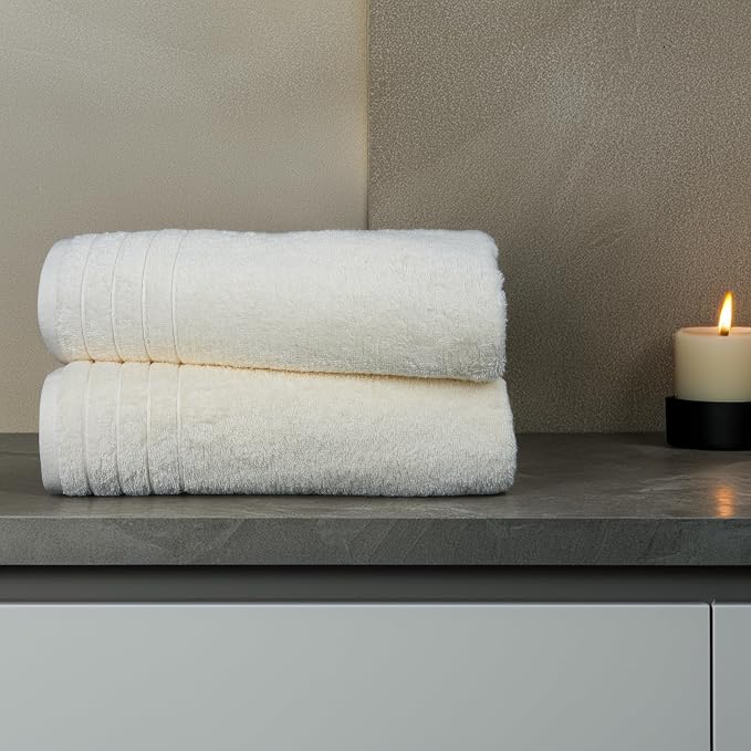 Tens Towels Pack of 4 Extra Large Bath Towels 30 x 60 Inches, 100% Cotton - Image 3