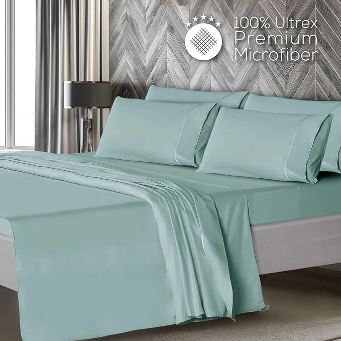 Mueller Luxury 6 Piece Queen Sheet Set - Image 3