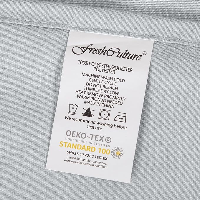 FreshCulture King Flat Sheets Only 2 Pack - Image 7