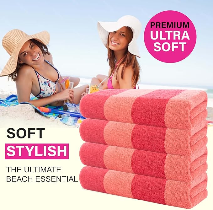 CASA COPENHAGEN Malibu Beach Towels Designed in Denmark Rough and Tough - Image 4