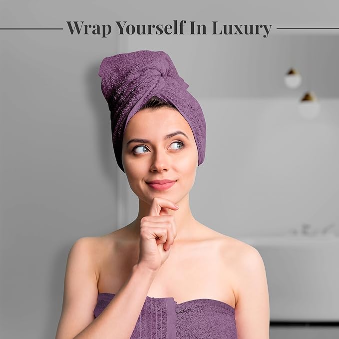 Tens Towels Pack of 8 Towels Set, 2 Extra Large Bath, 2 Hand, 4 Washcloths - Image 3