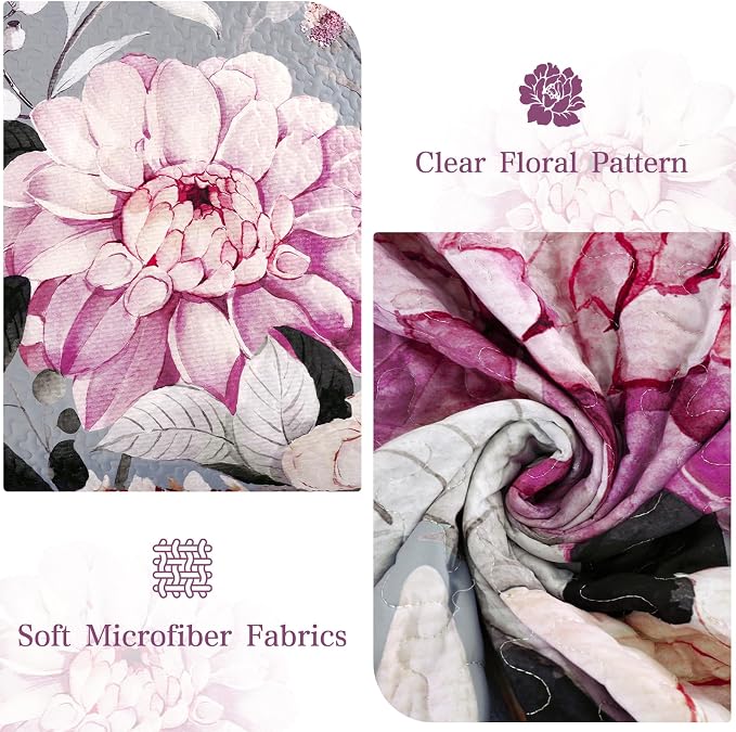 Drucon Floral Quilt Queen Size - Image 5